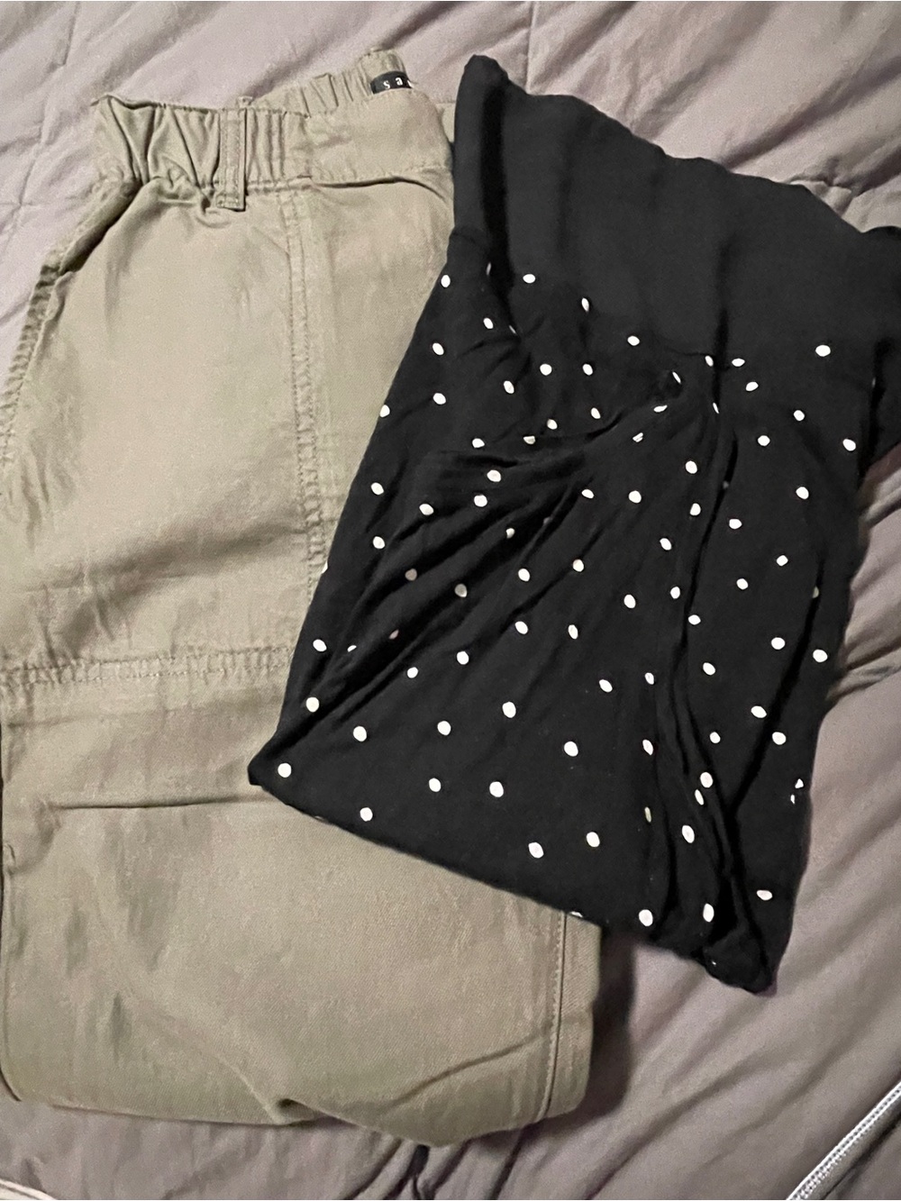 Loft/Sanctuary green Utility Pants size 26/Loft lightweight top size S women